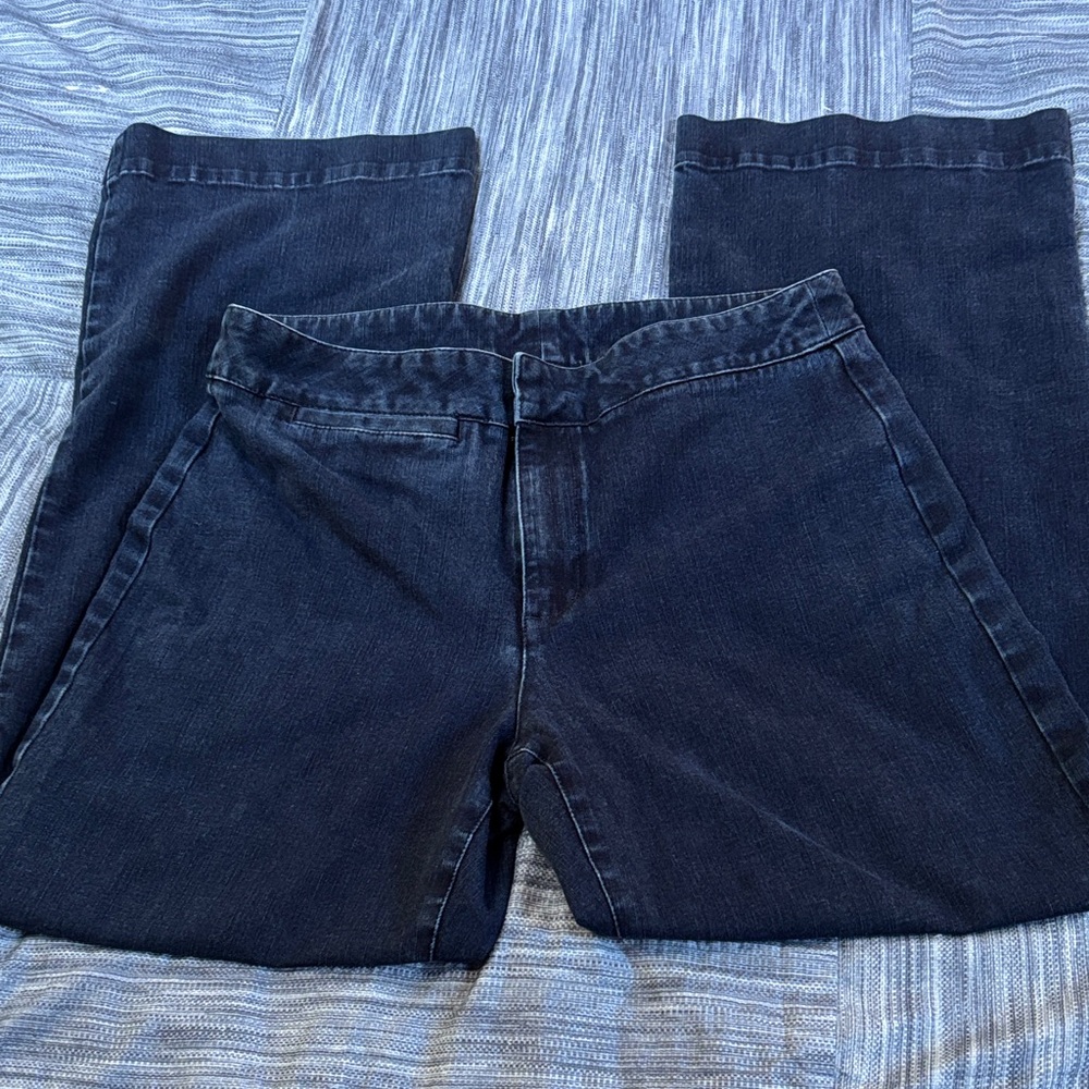 Dark Blue Soft Surroundings Trouser Jeans